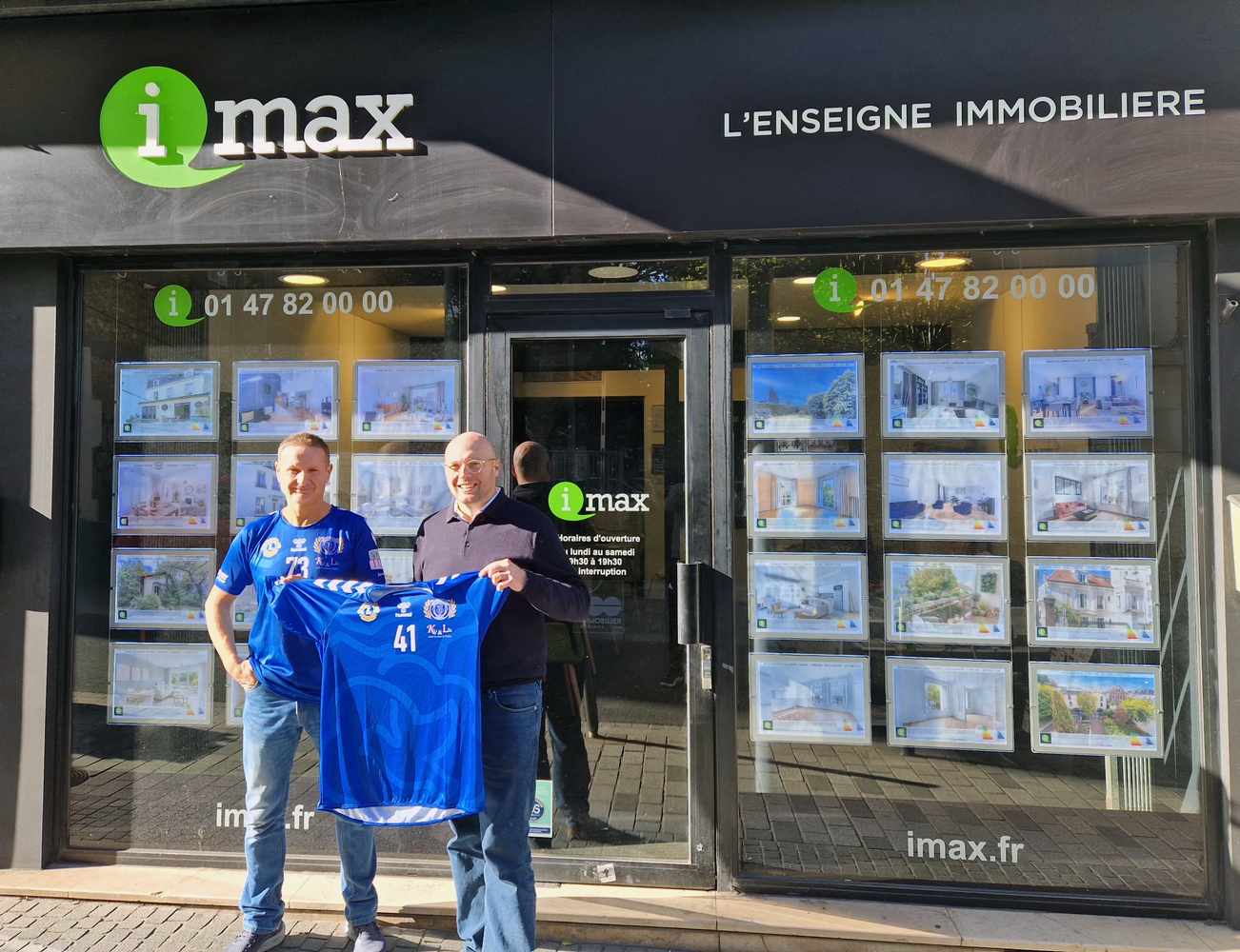L&rsquo;agence immobilière Imax de Bois-Colombes, nouveau partenaire de notre section…